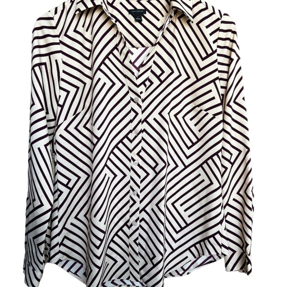 Ann Taylor | Women's Buttoned Flowy Shirt - Picture 1 of 7